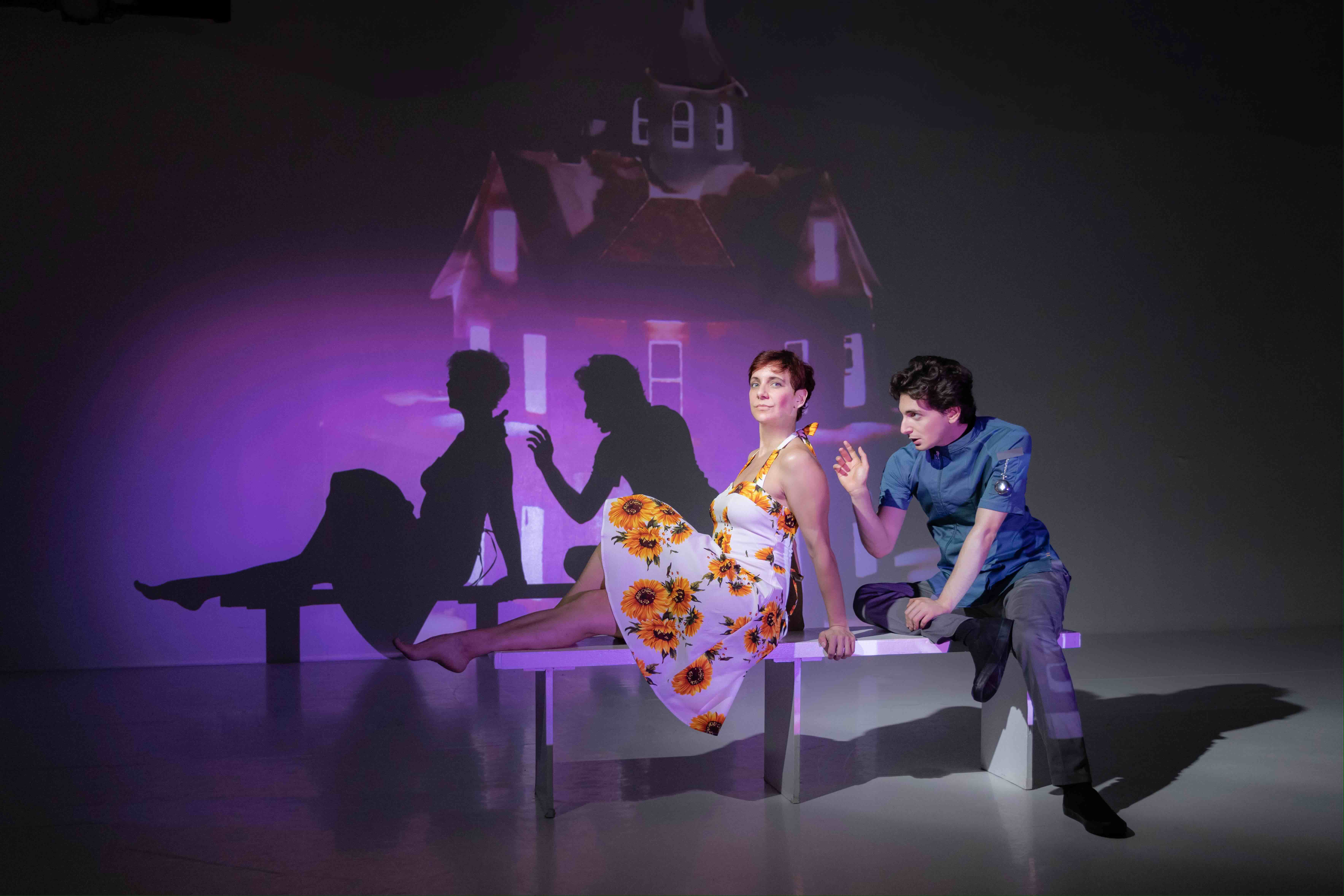  Sabra Shelly as I-330 and Aaron Greenberg as D-503. 