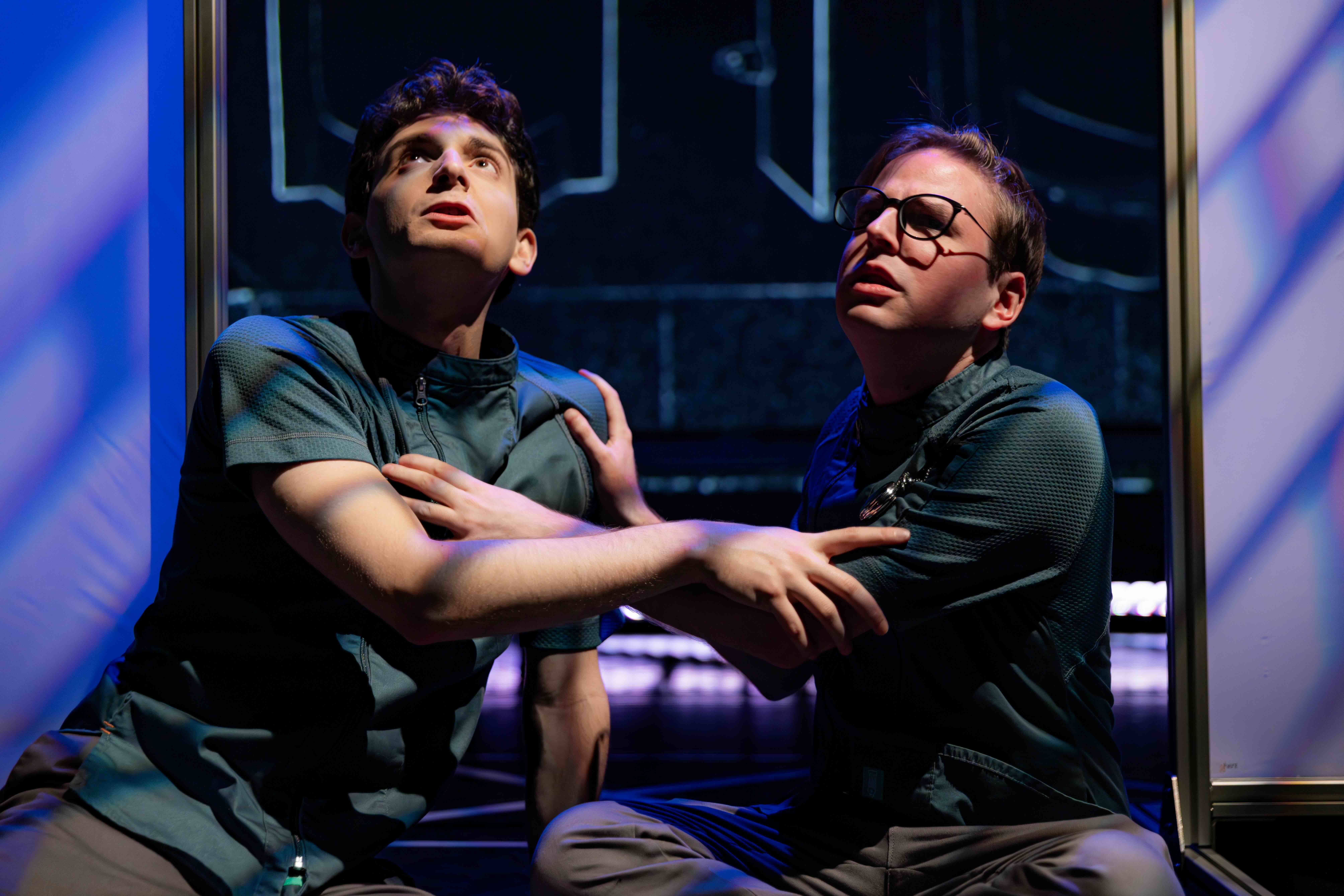  Aaron Greenberg as D-503 and John Teresi as Neighbor. 